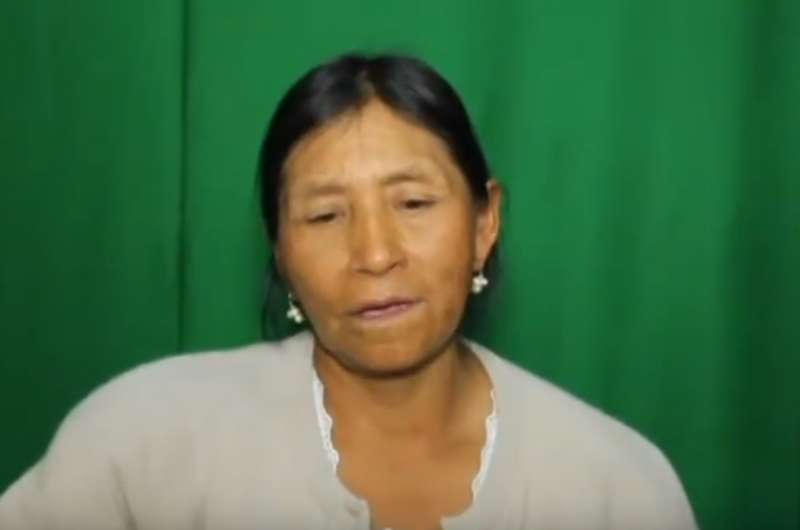 Sra. Rosa Quituisaca - Cliente residente en los EEUU